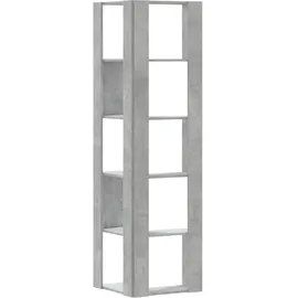 vidaXL Eckregal Bücherregal 50 x 50 x 179 cm Betongrau