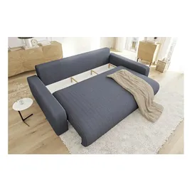s-style möbel S-STYLE Einzelsofa Emma grau Cord