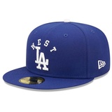 New Era Los Angeles Dodgers MLB Team League Dark Royal 59Fifty Basecap - 7 3/4-62cm (XXL)