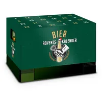 Itenga Adventskalender für Bierkasten Männer Adventskalender zum Selber Befüllen