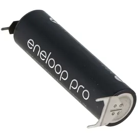 Panasonic Ready2use AA 2500mAh Akku Mignon NiMH mit Print Kontakt + 1er, - 2er Print