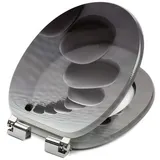 Toilettensitz Toilettendeckel WC Sitz Klodeckel Absenkautomatik MDF Klobrille