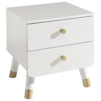 Vipack Nachttisch Billy weiß