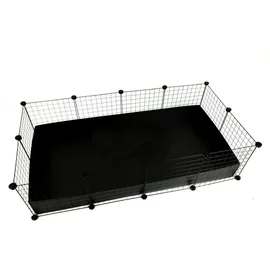 C&C Kleintierkäfig C&C Modular 145 x 75 x 0 cm schwarz