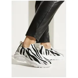 French Connection Slipper Damen Schwarz/Weiß 37