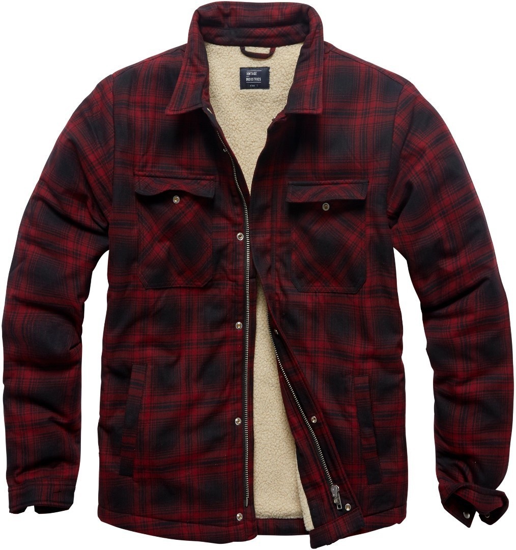 Vintage Industries Class Sherpa Jasje, rood, S