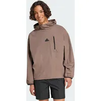 Adidas City Escape Woven Hoodie Earth Strata S