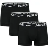Nike Herren Dri-Fit Esmicro Trunks 3Pk, Black/Black/Black, XL