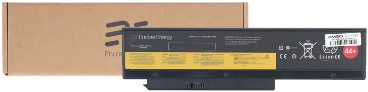Neue Encore Energy Batterie für Lenovo ThinkPad x220 x220i x230 x230i 48Wh 11.1V 4300mAh 45N1024 45N1025