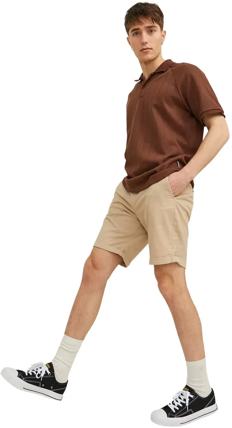 Jack & Jones Chino Shorts Fury in beigem Dune-XS