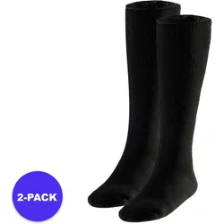 Heatkeeper - Kniestrümpfe Thermo Herren - 2 x Paar - Schwarz 41/46