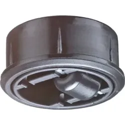 BS Kunststoffglocke D.65mm Trgf. 50kg Einpresstiefe 18mm weiche Böden
