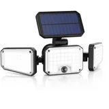 Brandson Solarleuchte schwarz 16,6 cm inkl. 2400 mAh Akku