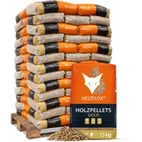 HEIZFUXX® GOLD ENplus A1 HD-Qualität Holzpellets Nadelholz 975kg (65 x 15kg)