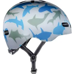 NUTCASE Kinder-Fahrradhelm  Baby Nutty. BABY SHARK WEISS|BLAU 48-52 CM