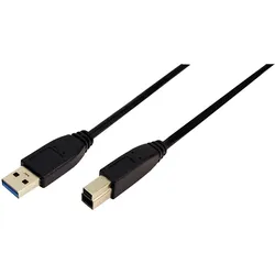 LogiLink Kabel USB 3.0 Anschluss A->B 2x Stecker, 3m  1 Stück