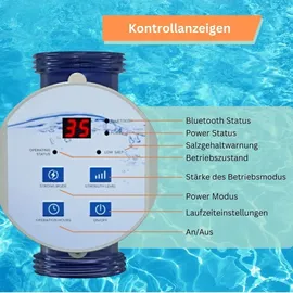 Poolomio Chlorinator 5 g/h für Pools bis 20 m3 mit Appsteuerung