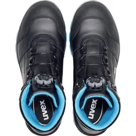 Uvex 2 Xenova® Stiefel S3 95692 schwarz, Blau (Weite 11)