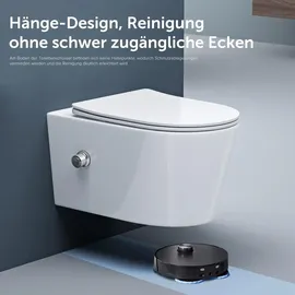 doporro Aachen601 mit WC-Sitz Weiß