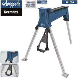 SCHEPPACH SB1000 Spannbock Klemmbock mobil Werkbank Arbeitsbock klappbar Metall | max. 300 kg. Traglast | bis zu 1000 kg. Spannkraft | |