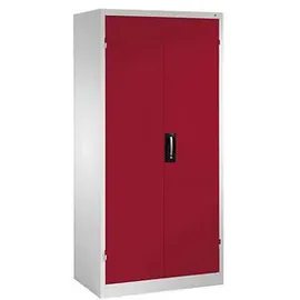 C+P 8922-052 Aktenschrank 93 x 60 x 195 cm grau / rot