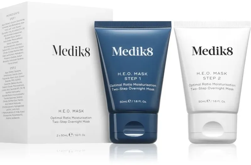 Medik8 H. E. O. Mask feuchtigkeitsspendende Maske für die Nacht 2x50 ml
