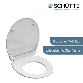 Schütte Duroplast WC-Sitz SLIM Weiß