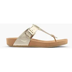Zehentrenner - Damen - gold