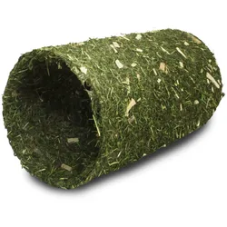 JR FARM Nager Heu-Tunnel & Naturholz Kleintiersnack / Zubehör Mittel (ca. 380g)