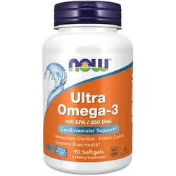 Now Foods Ultra Omega-3 - Fischöl Weichkapsel (90 Weichkapseln)