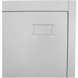 vidaXL Schließfachschrank Metall 90x45x180 cm Grau 12 Fächer