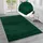 Bruno Banani Hochflor-Teppich BRUNO BANANI "Shaggy Soft" Gr. 6, grün (dunkelgrün), B:200cm H:30mm L:290cm, Kunstfaser, Teppiche, gewebt, Uni Farben, besonders weich und kuschelig, Kundenliebling