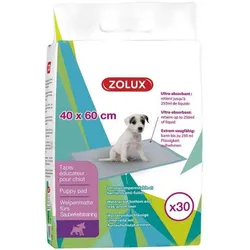 ZOLUX Teppich Bildung Welpen appentissage der Sauberkeit – L 60 x P 40 cm 30 St