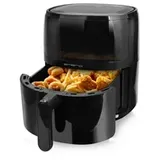 EMERIO Heissluftfritteuse, Smart Fryer, Fritteuse, Schwarz