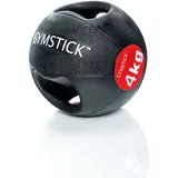 Gymstick Medizinball mit Griffen, ø 25 cm, 4 kg (farblich sortiert)