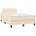 vidaXL Boxspringbett 120 x 200 cm Creme