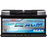 Electronicx AGM Autobatterie 95Ah 12V