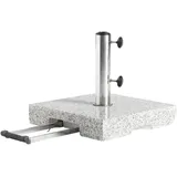 Doppler Schirmständer Granit 45 x 45 cm Grau