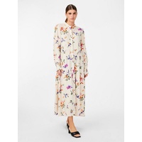 Y.A.S »YASASINA LS LONG SHIRT DRESS S. NOOS«, Gr. S (36), N-Gr, Whitecap gray aop:botanica print) , 68027957-S N-Gr