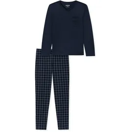 SCHIESSER Pyjama lang Blau 106