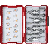 KWB 757295 Oberfräsersatz Hartmetall Schaftdurchmesser 8 mm 12teilig