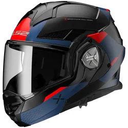 LS2 Advant X FF901 Oblivion Klapphelm - matt-schwarz-blau - XS (53/54)