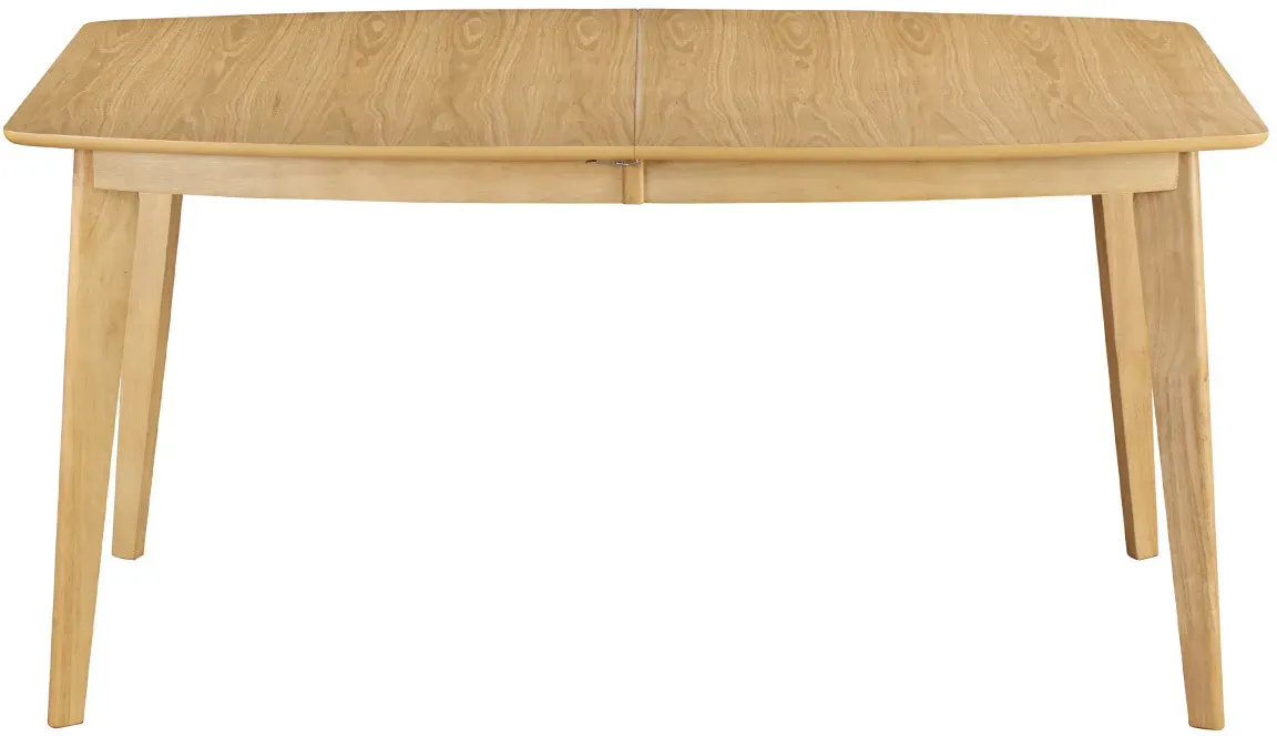 Table à manger extensible scandinave en bois clair L150-200 LEENA