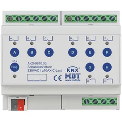 MDT Schaltaktor 8-fach 6TE AKS-0810.03