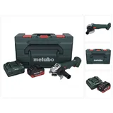 Metabo W 18 L 9-125 Akku Winkelschleifer 18 V 125 mm + 1x Akku 8,0 Ah + Ladegerät + metaBOX