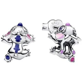 Pandora 293741C01 Damen-Ohrstecker Disney Stitch & Angel Silber