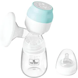 Lorelli elektrische Milchpumpe Save your time LED-Anzeige 9 Pumpstärken Flasche blau