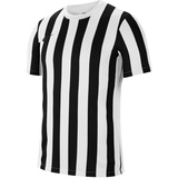 Nike Mens Striped Division Iv Jersey S/S Shirt, White/Black/Black, XL