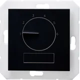 Kopp 296550005 HK07 - elektronisches Raumthermostat ”Basic”, Farbe: schwarz matt