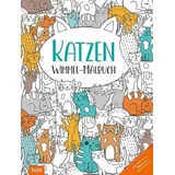 Tosa Katzen - Wimmel-Malbuch